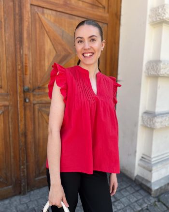 Gemala Blouse Red Candy - MbyM