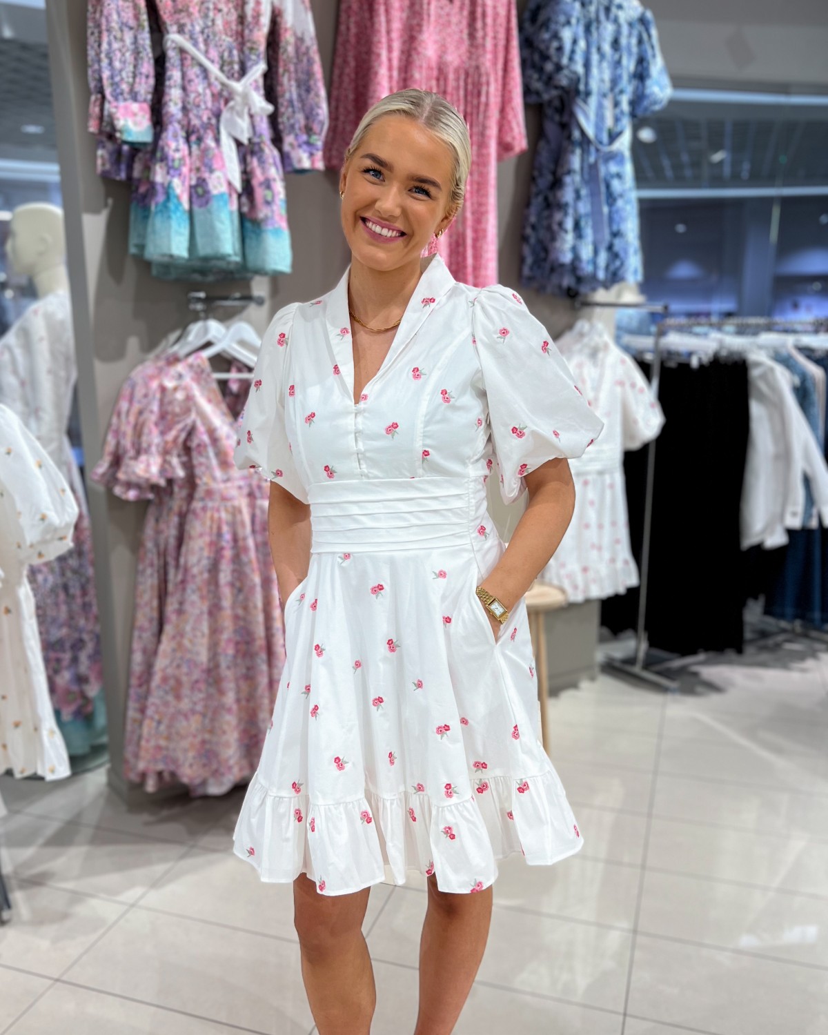 Makayla Dress Pink - Urban Pioneers