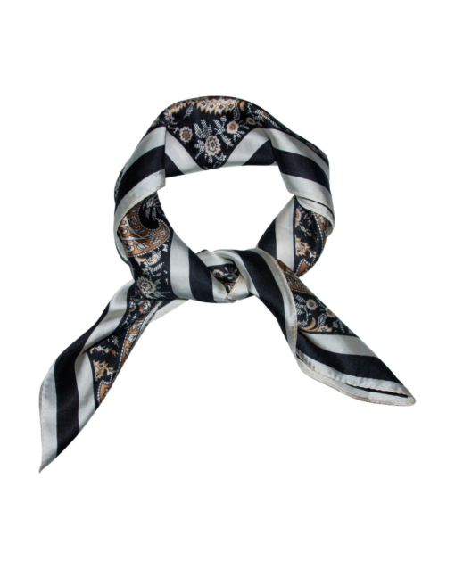 Skjerf Striper Sort - Intex