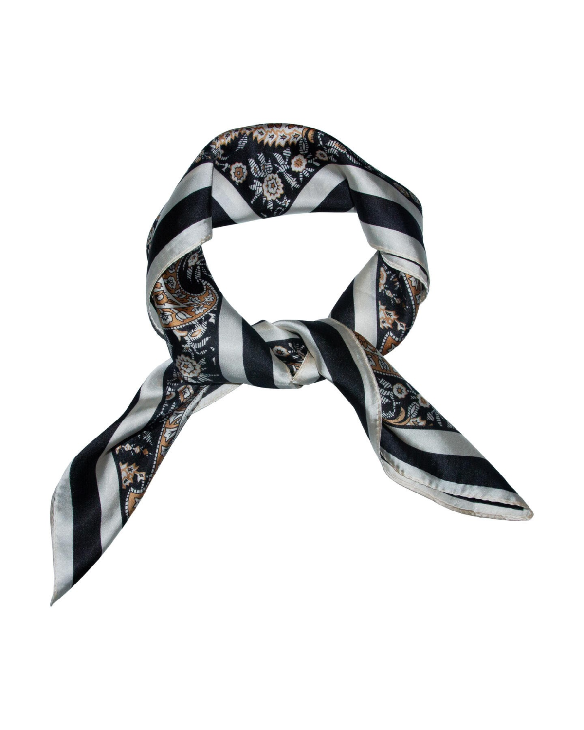 Skjerf Striper Sort - Intex