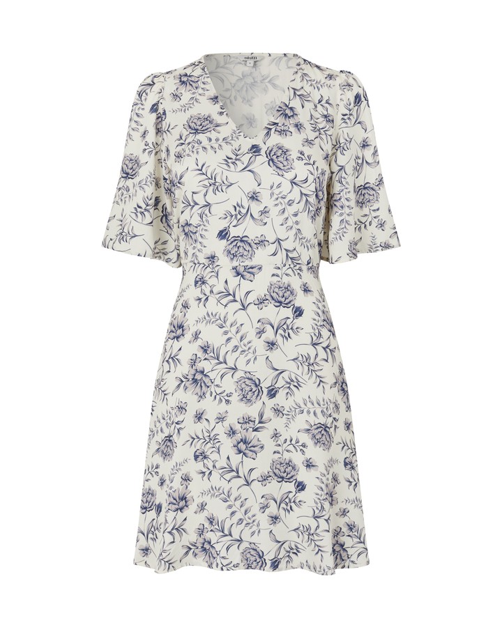 Melika Dress Remina Print - Mbym