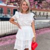 Alexa Dress White - Love Lolina