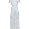 Philine Maxi Dress Blue Embroidery - Love Lolina