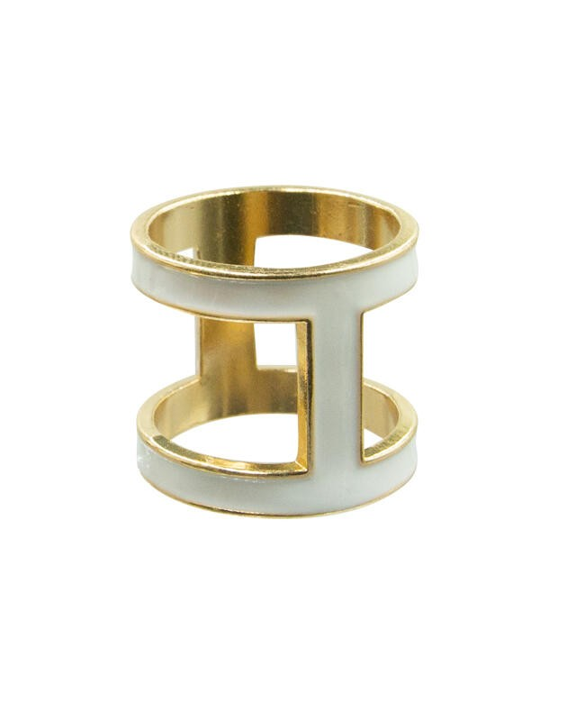 Skjerf Ring Hvit - Intex