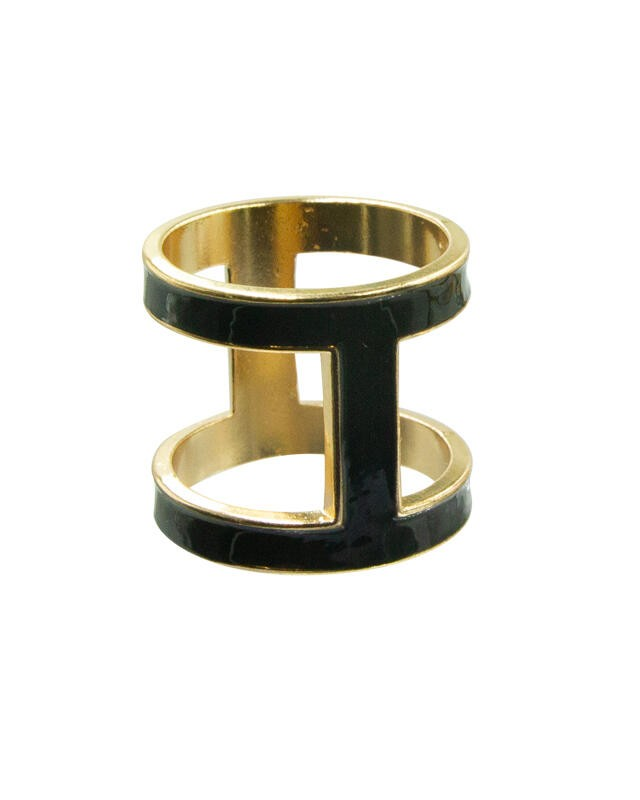 Skjerf Ring Sort - Intex