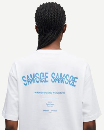 Saswirl T-Shirt Swirl Blue Jasper - Samsøe Samsøe