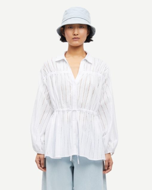 Samanarola Blouse White - Samsøe Samsøe