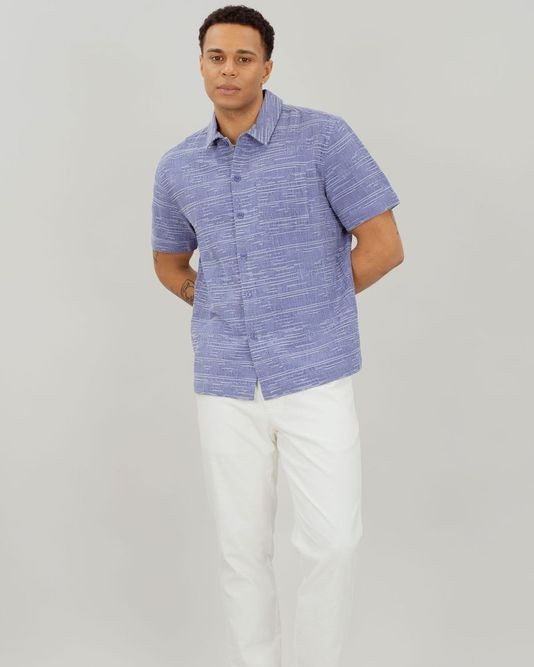 Max SS Shirt Denim - Urban Pioneers