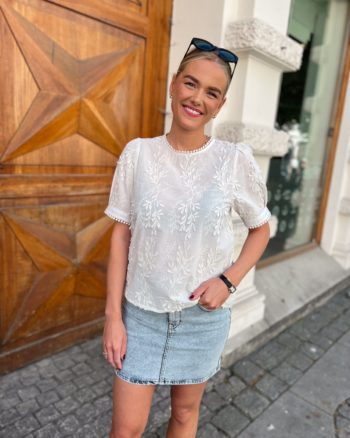 Nessa Top White - Co'Couture