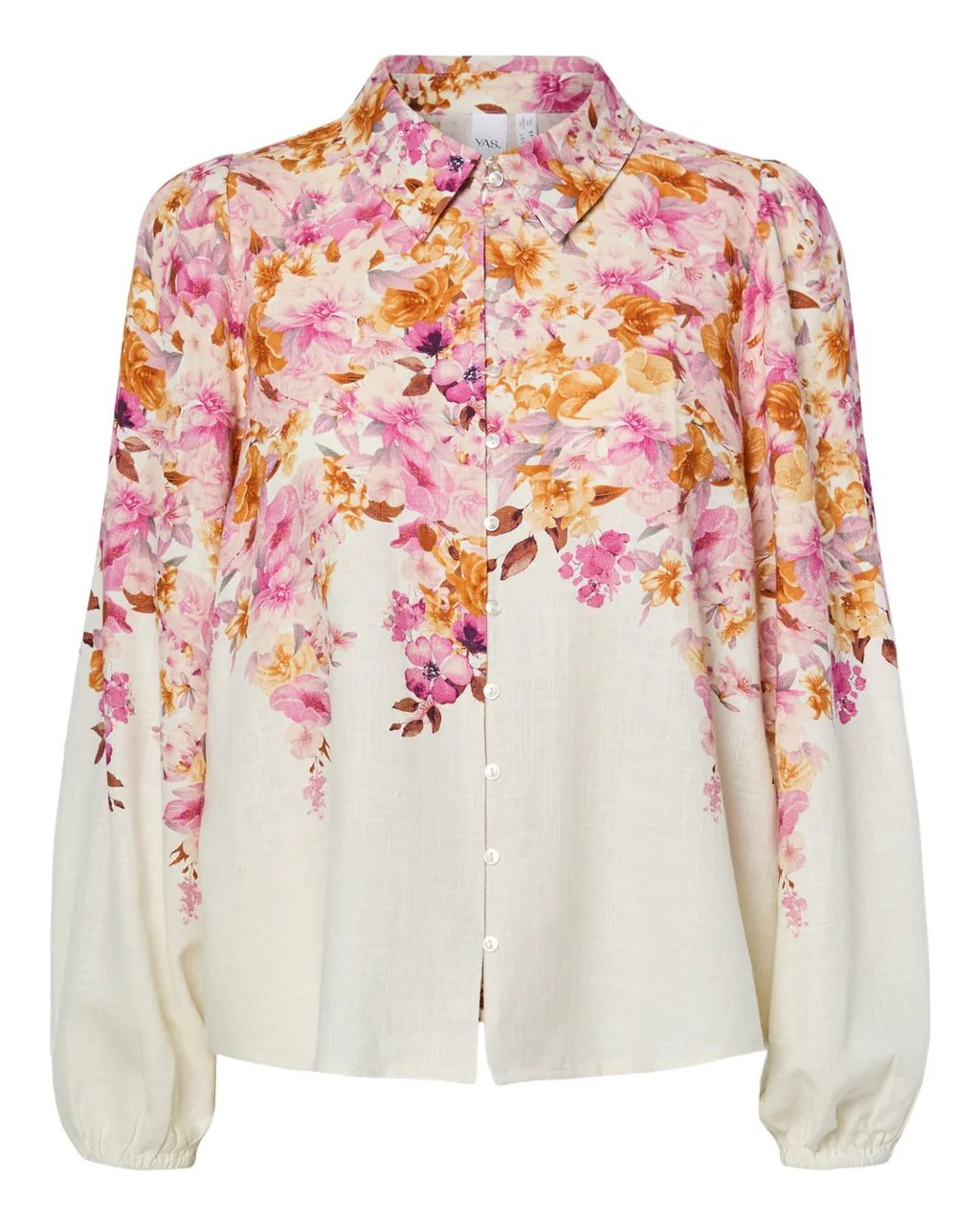 Yascleo Shirt Birch/Cleo Print - YAS