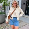 Yasluina Denim Jacket Birch - Yas