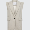 Lisa Linen Wing Vest - Co`Couture