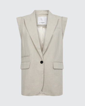 Lisa Linen Wing Vest - Co`Couture