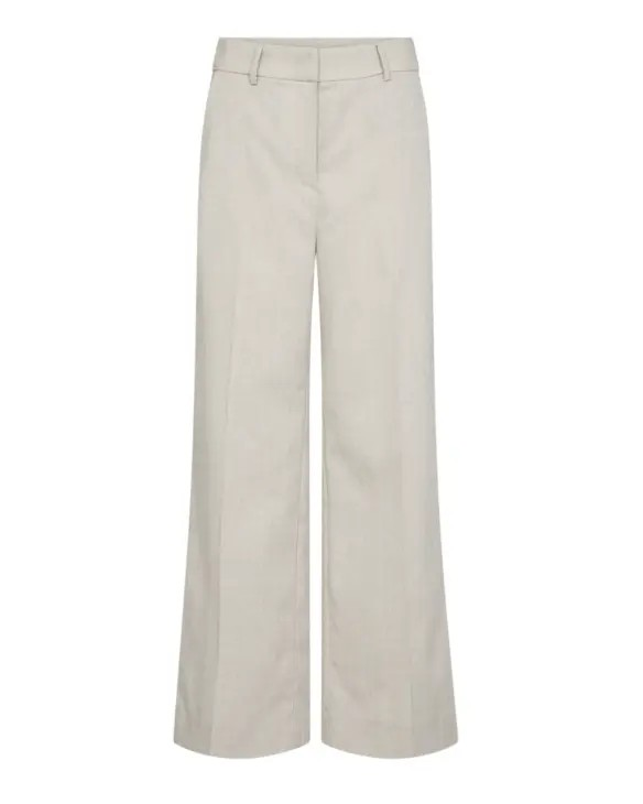 Lisa Linen Wide Pant Bone - Co`Couture