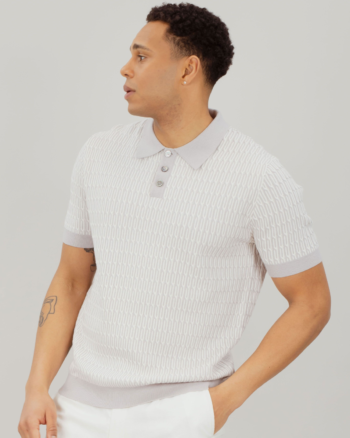 Santino Pique Light Grey - Urban Pioneers