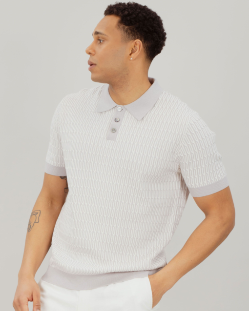 Santino Pique Light Grey - Urban Pioneers