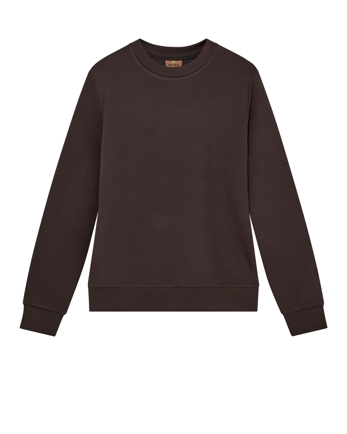 Abel Crew Neck Chocolate Brown - Mos Mosh