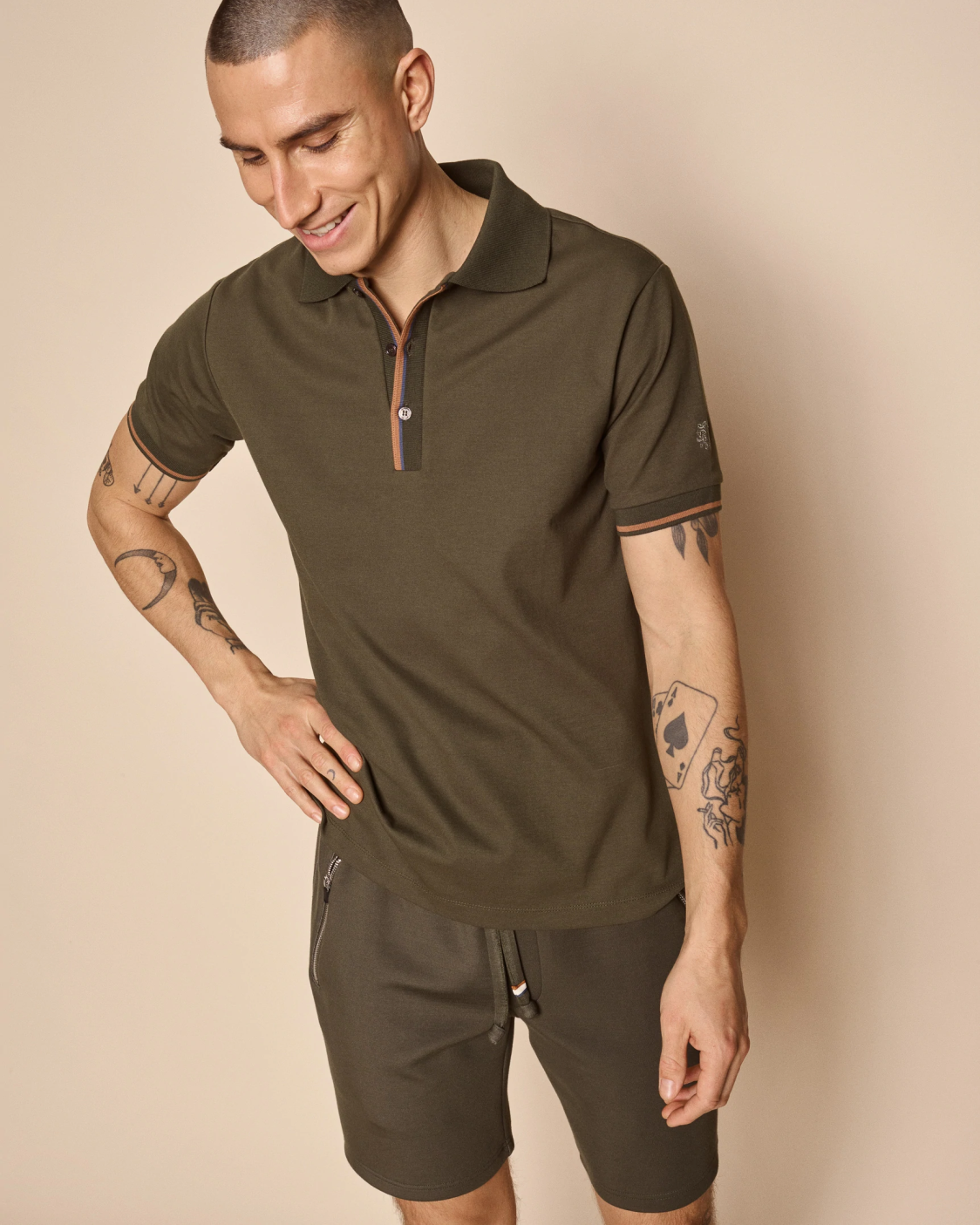 Abel Zip Shorts - Mos Mosh