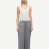 Sarila Trousers Grey Mel. - Samsøe Samsøe