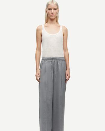 Sarila Trousers Grey Mel. - Samsøe Samsøe