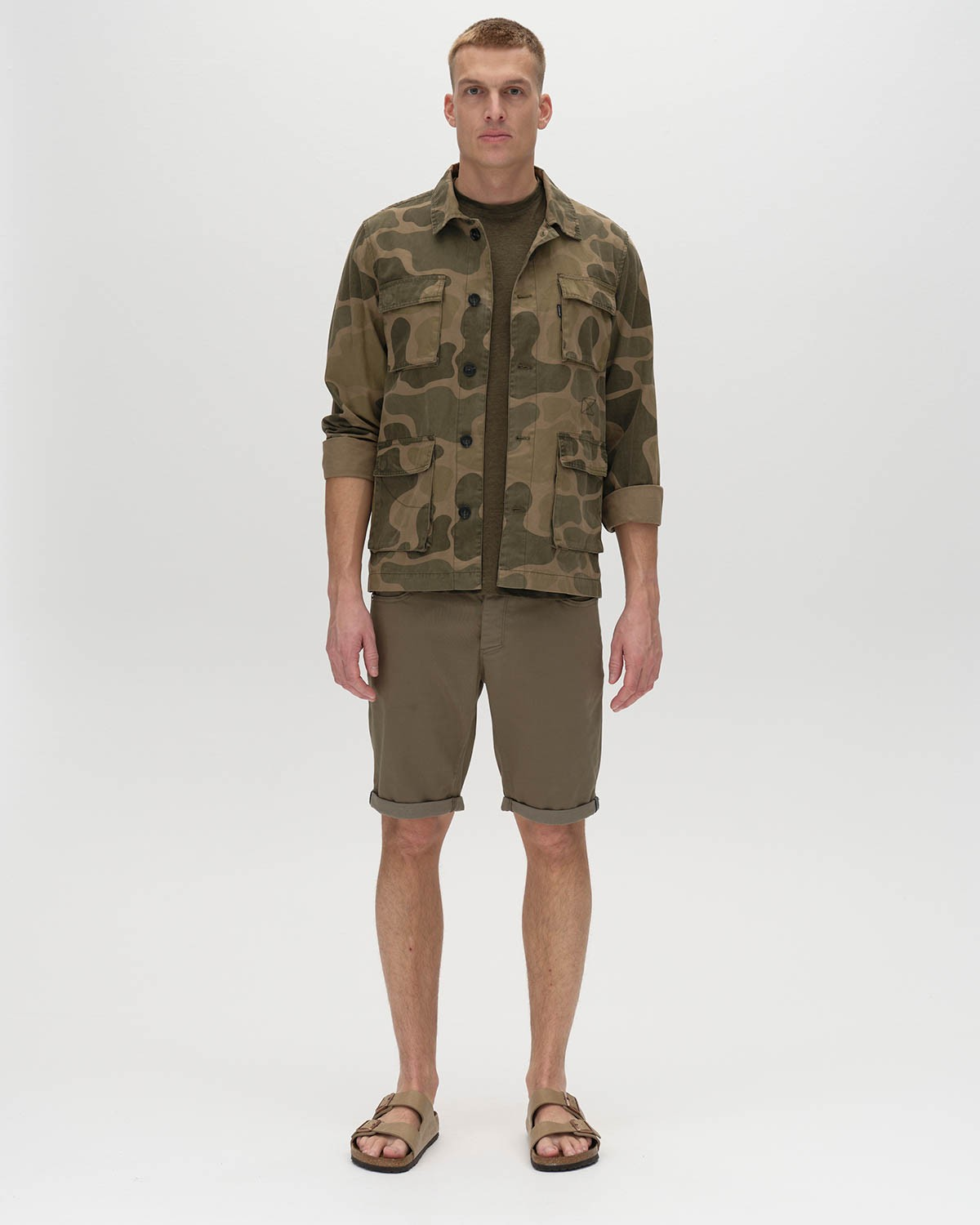 Jason K3995 Sanza Shorts Dusty Olive - Gabba