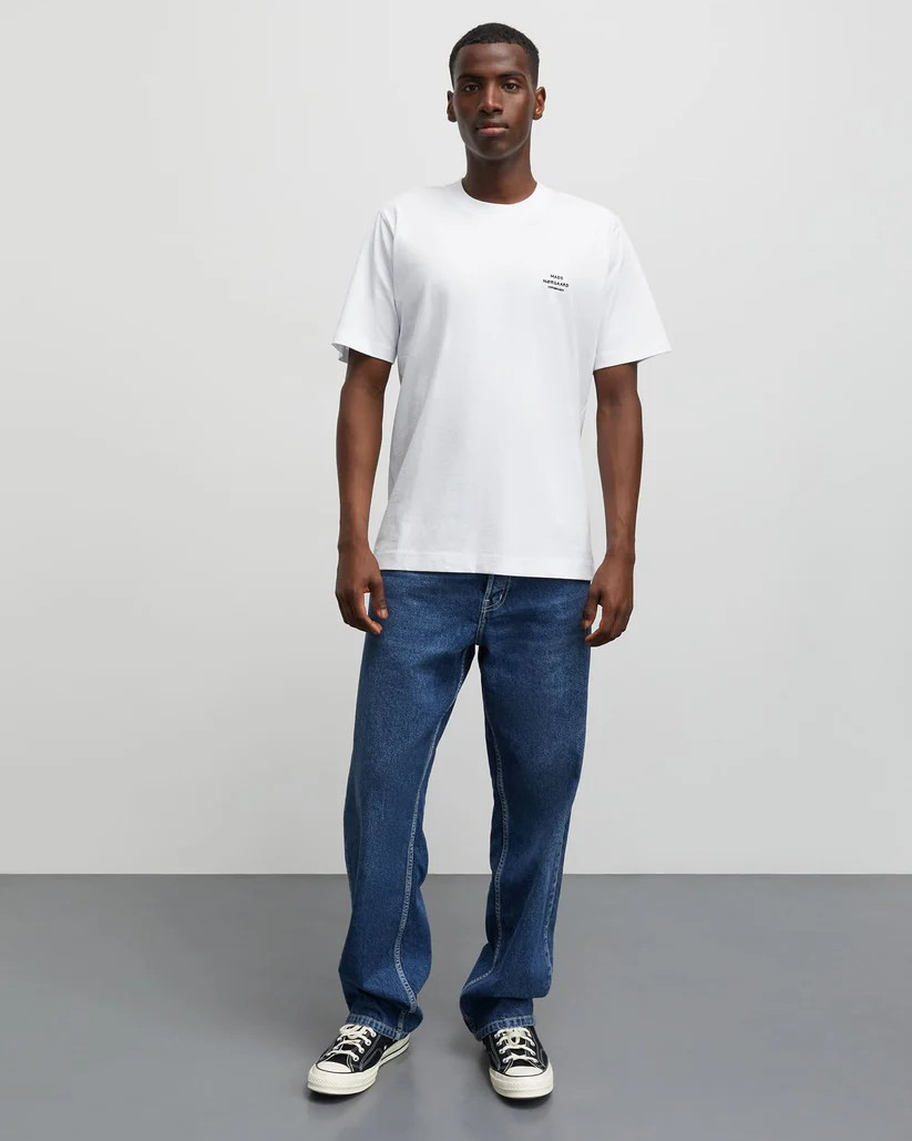 Cotton Jersey Frode Tee White - Mads Nørgaard