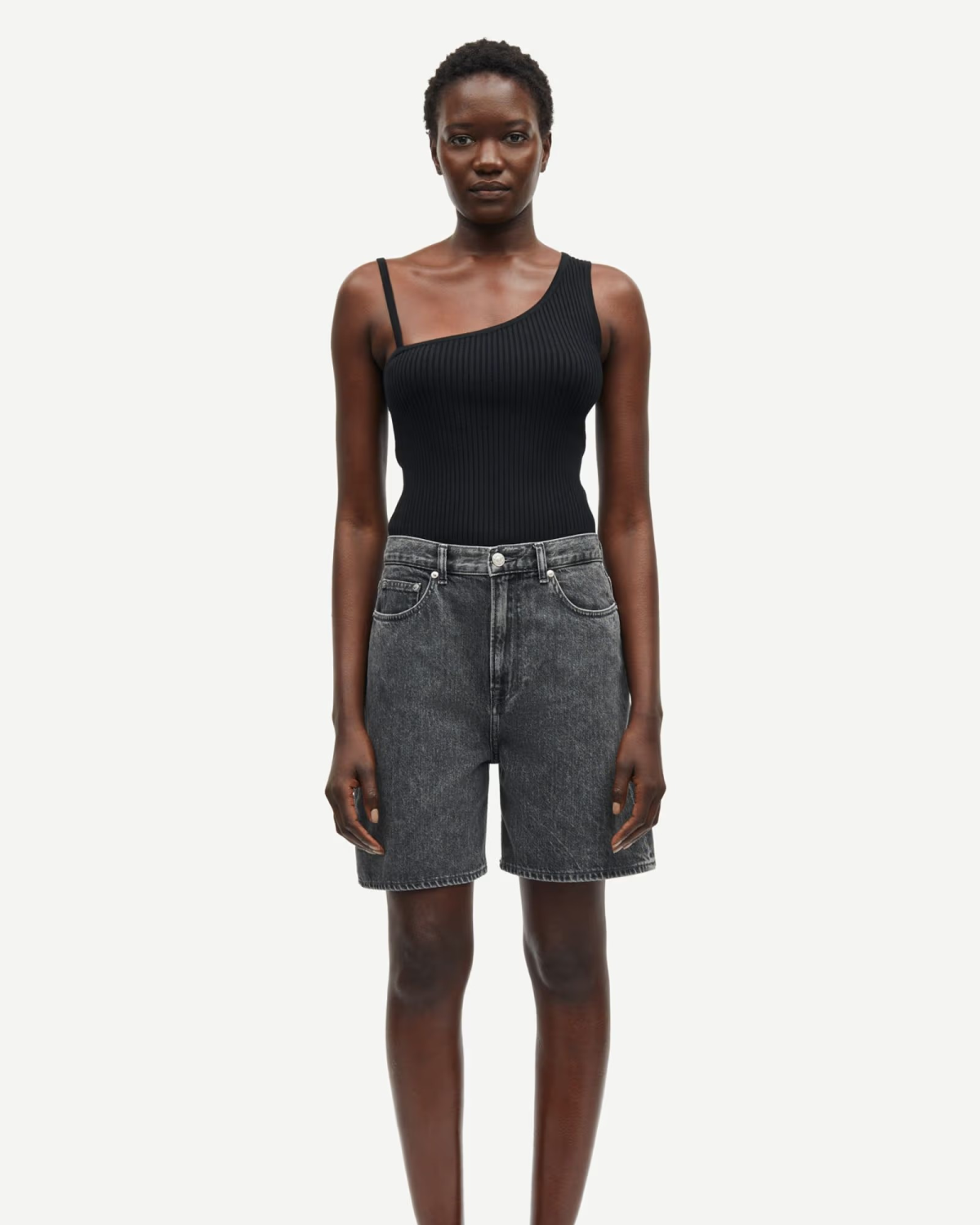 Sashelly Shorts Grey - Samsøe Samsøe
