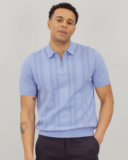 Lucien SS Pique Blue Bonnet - Urban Pioneers