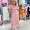 Yaskerry Long Dress Sachet Pink - Yas