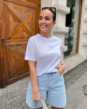 Sacamino T-Shirt Ice Blue - Samsøe Samsøe