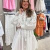 Yaswilma Ls Shirt Dress Star White - YAS