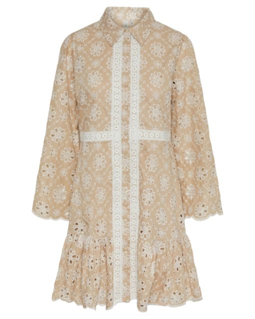 Yasjenny Shirt Dress Irish Cream - YaS