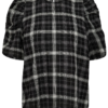 Sally Check Blouse Black - Co`Couture