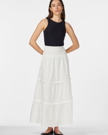 Yassila HW Maxi Skirt Star White - Yas