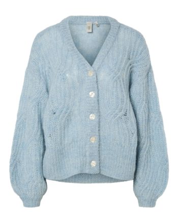 Yaszuma Knit Cardigan Clear Sky - Yas