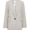 Lisa Linen Single Blazer - Co`Couture