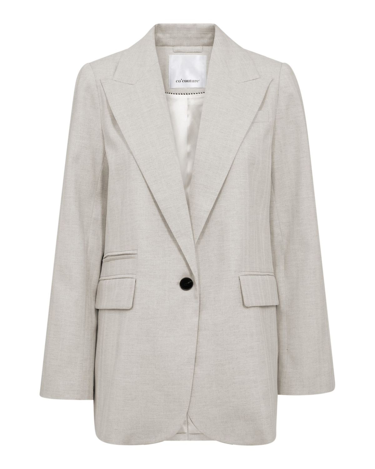 Lisa Linen Single Blazer - Co`Couture