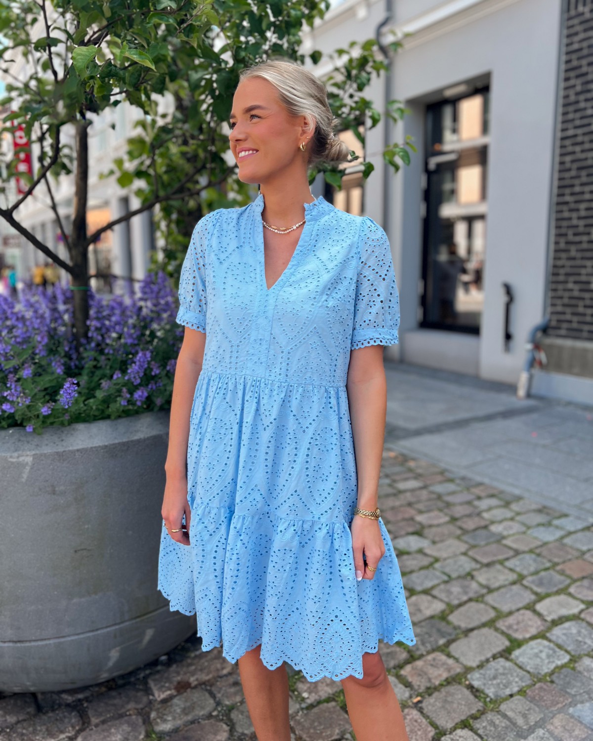 Yasholi SS Dress Clear Sky - Yas