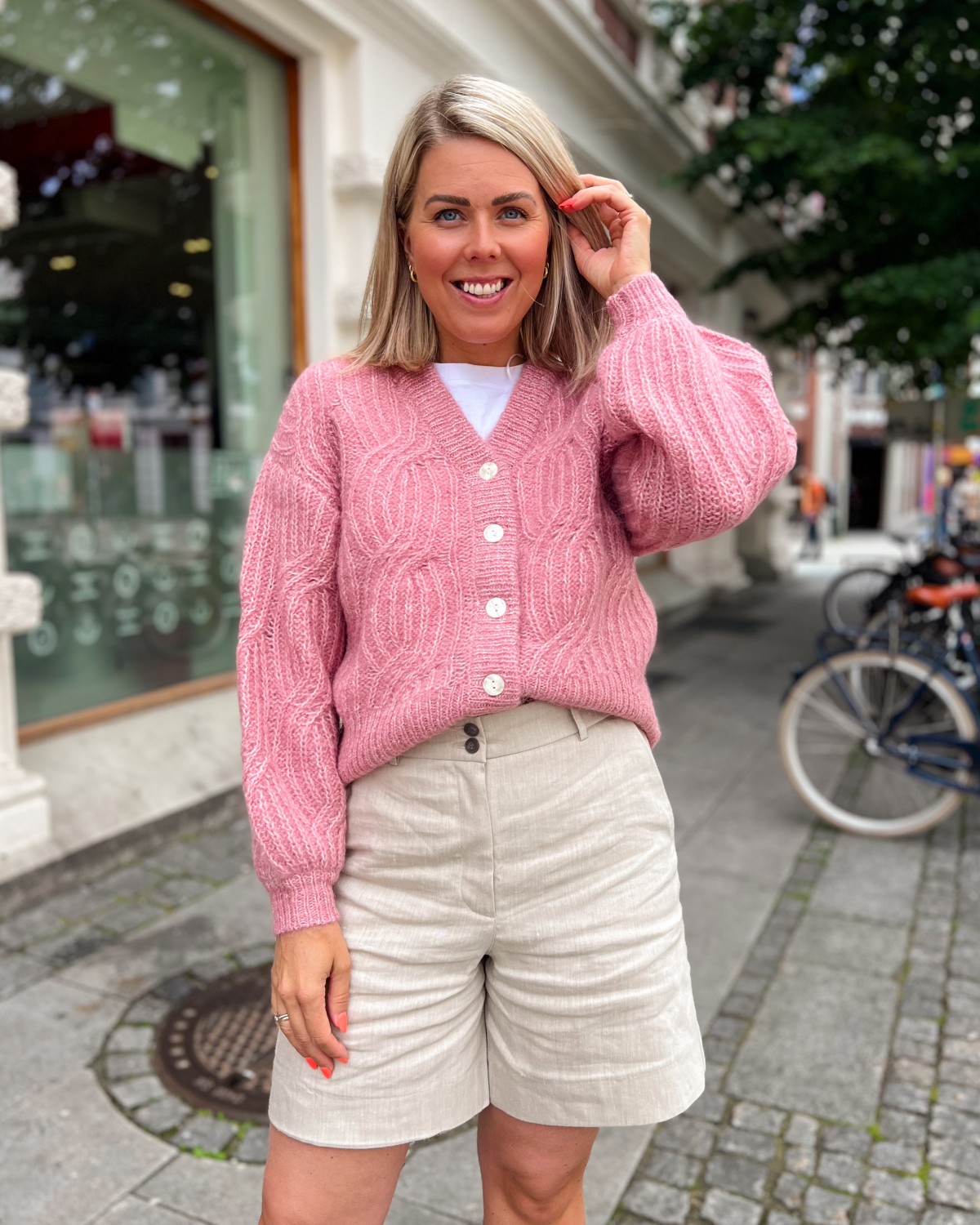 Yaszuma Knit Cardigan Lilas - YAS