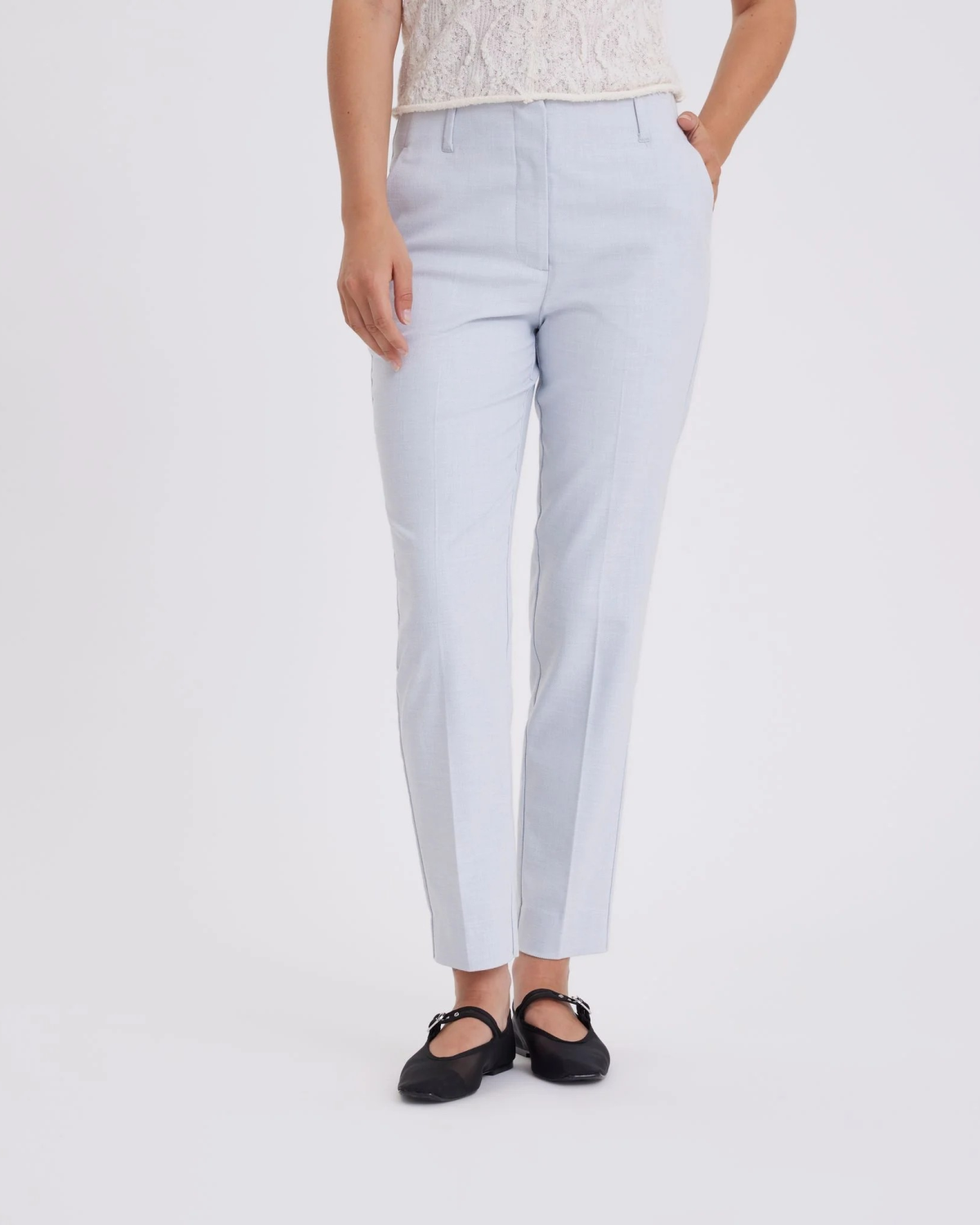 Julia Ankle 810 Sky Blue Melange - Five Units