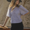 Trixie Dot Blouse Light Grey - Co’Couture