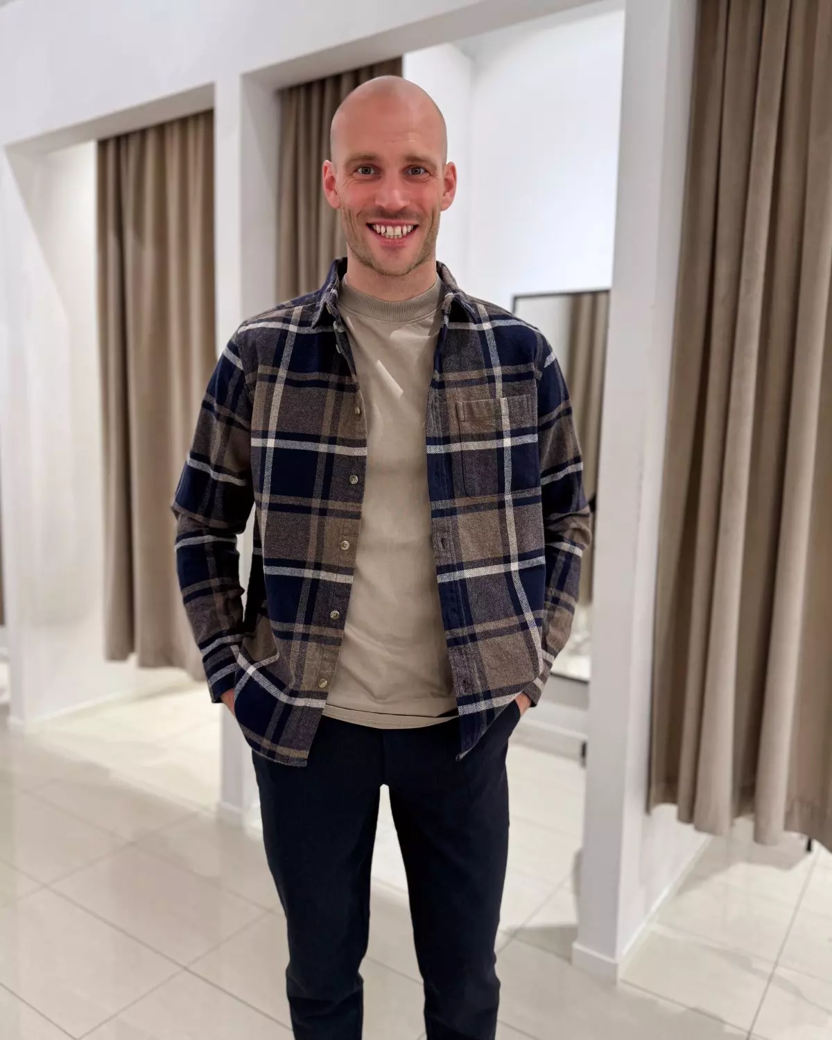 Jeremy Check Flannel Shirt - Les Deux