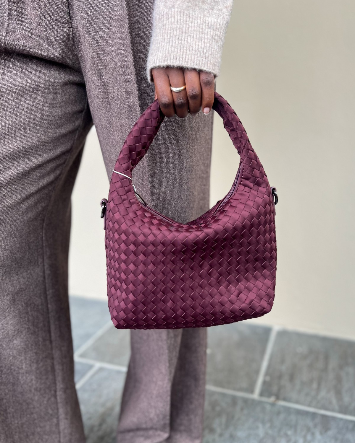 Twist Braided Neoprene Midnight Plum - Hvisk