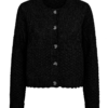 Pointelle Cardigan Black - Co`Couture