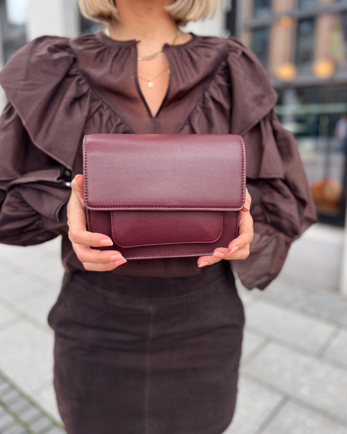 Cayman Pocket Soft Structure Midnight Plum - Hvisk