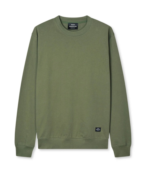Light Terry Asker Sweat Four Leaf Clover - Mads Nørgaard