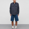 Dyed Canvas Skyler Shirt Parisian Night - Mads Nørgaard