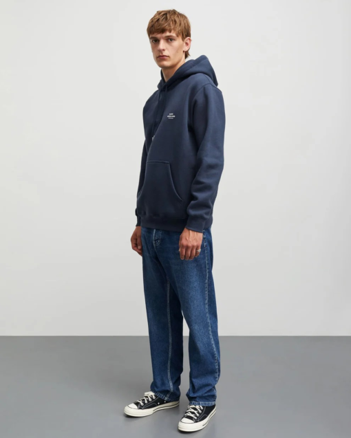 Standard Hoodie Logo Sweat Parisian Night - Mads Nørgaard