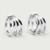 Soirée Earrings Silver - Sparv