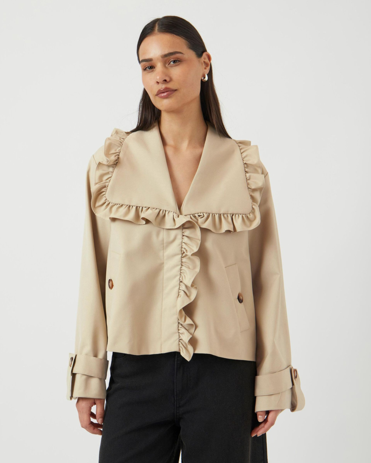 Yaselsana Short Trenchcoat - YAS